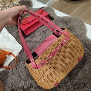 Kate Spade wicker basket bag
